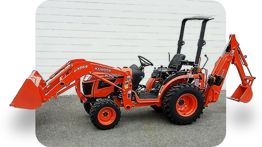 Kubota B2920 Tractor sideview